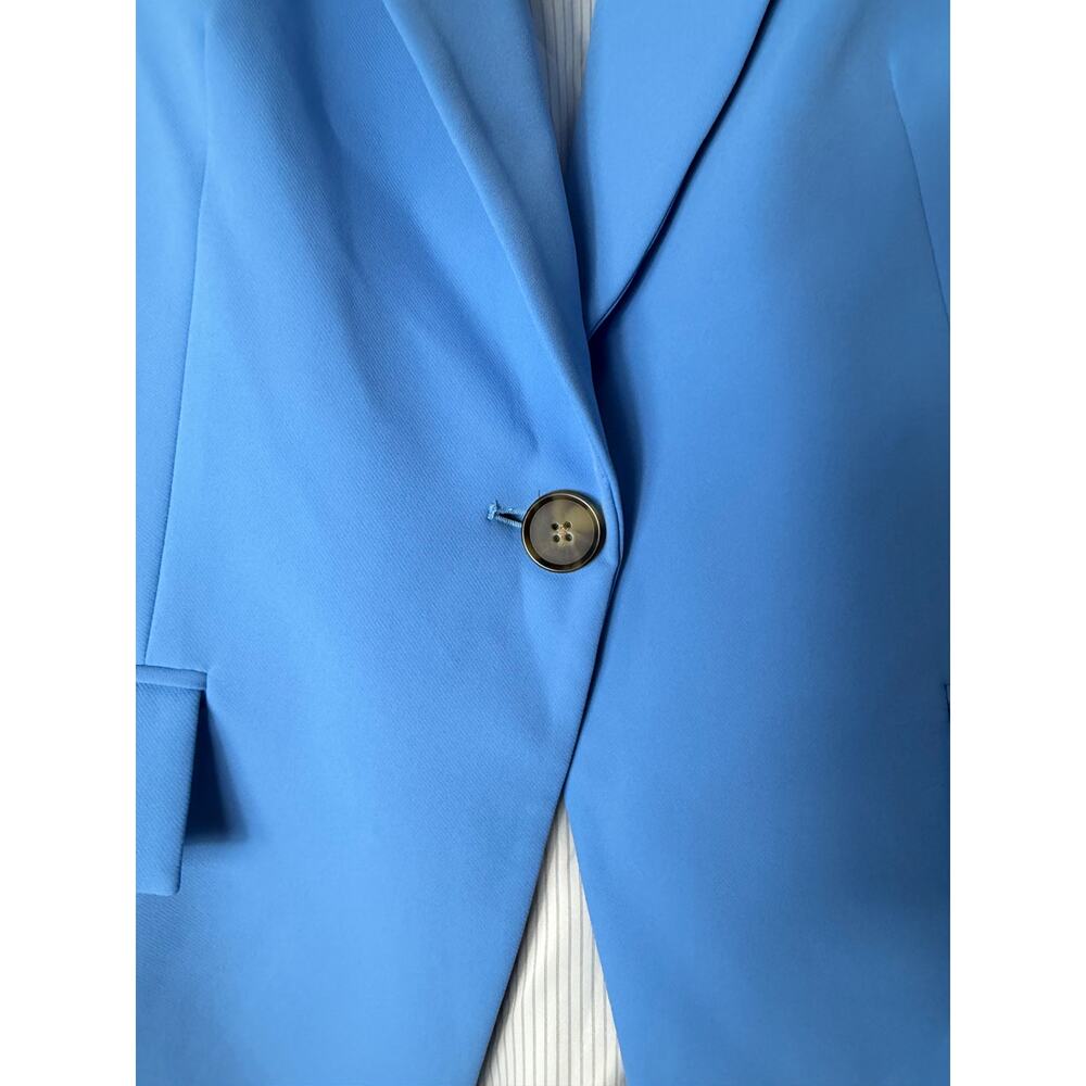Veronica Beard Blue Dickey Blazer Jacket Office Business Casual - Picture 7 of 10